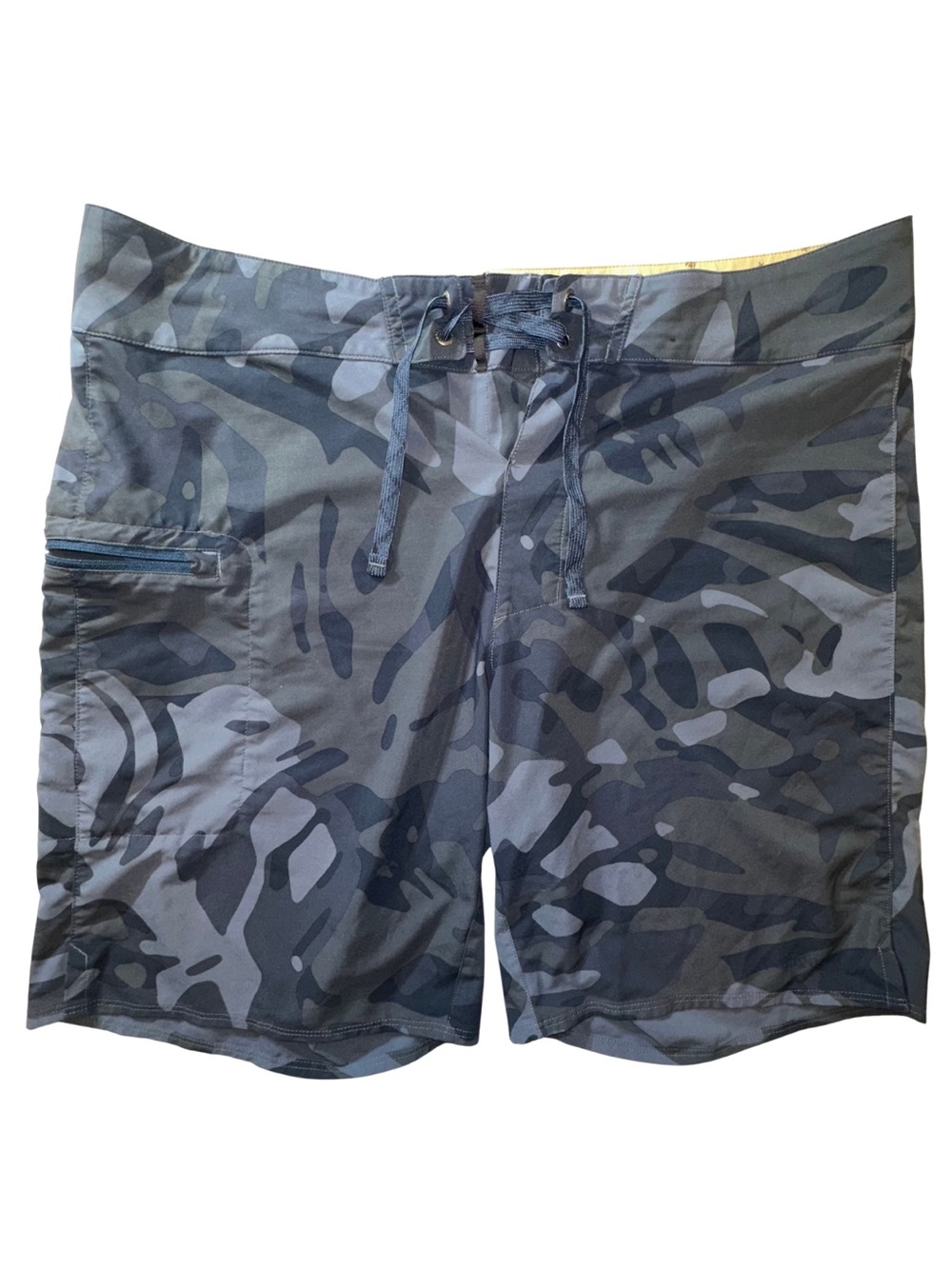 Patagonia Stretch Planing Boardshorts Men’s 36 Blue Camo Swim Surf Shorts